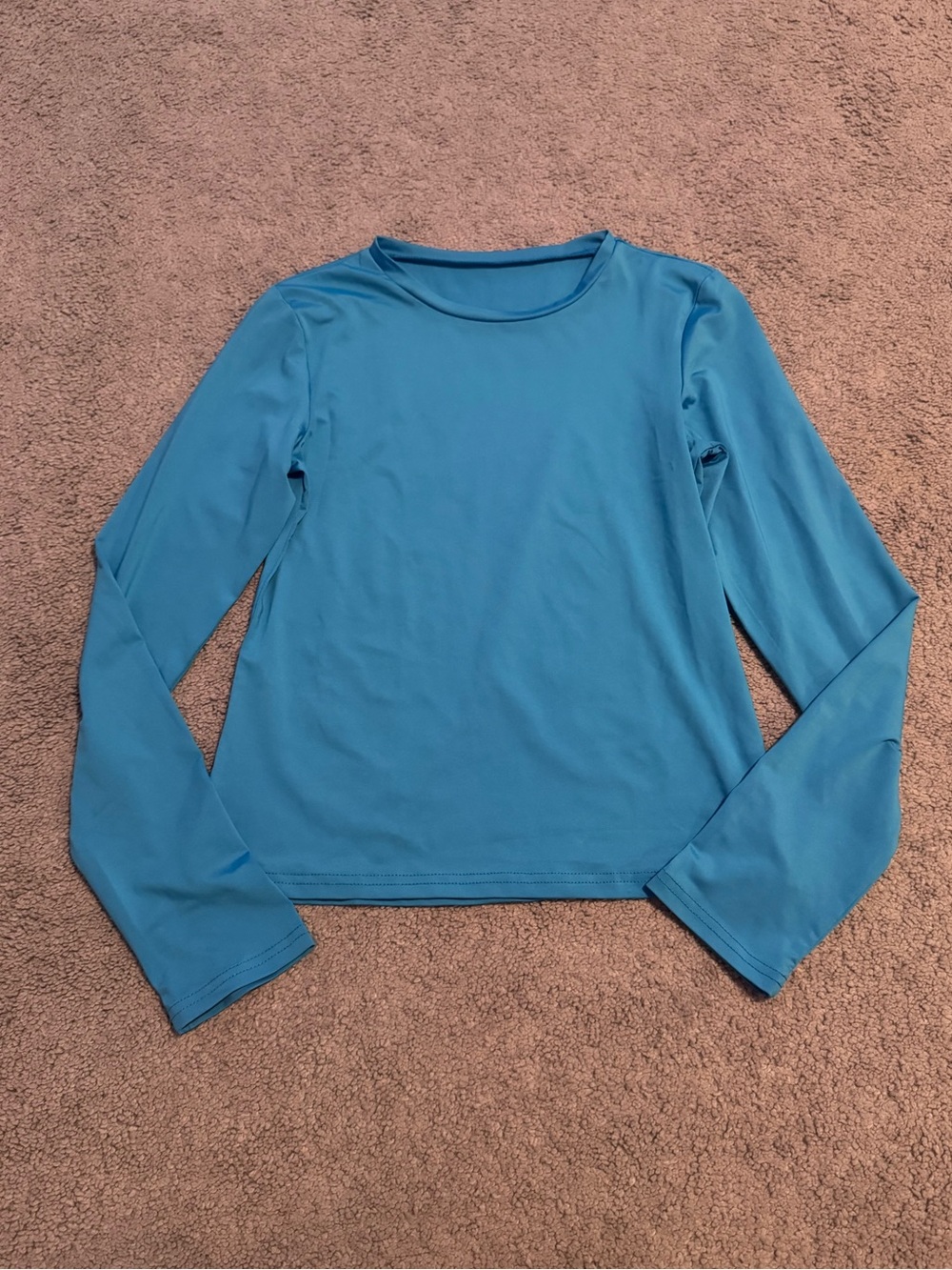 Blue Long Sleeve Top